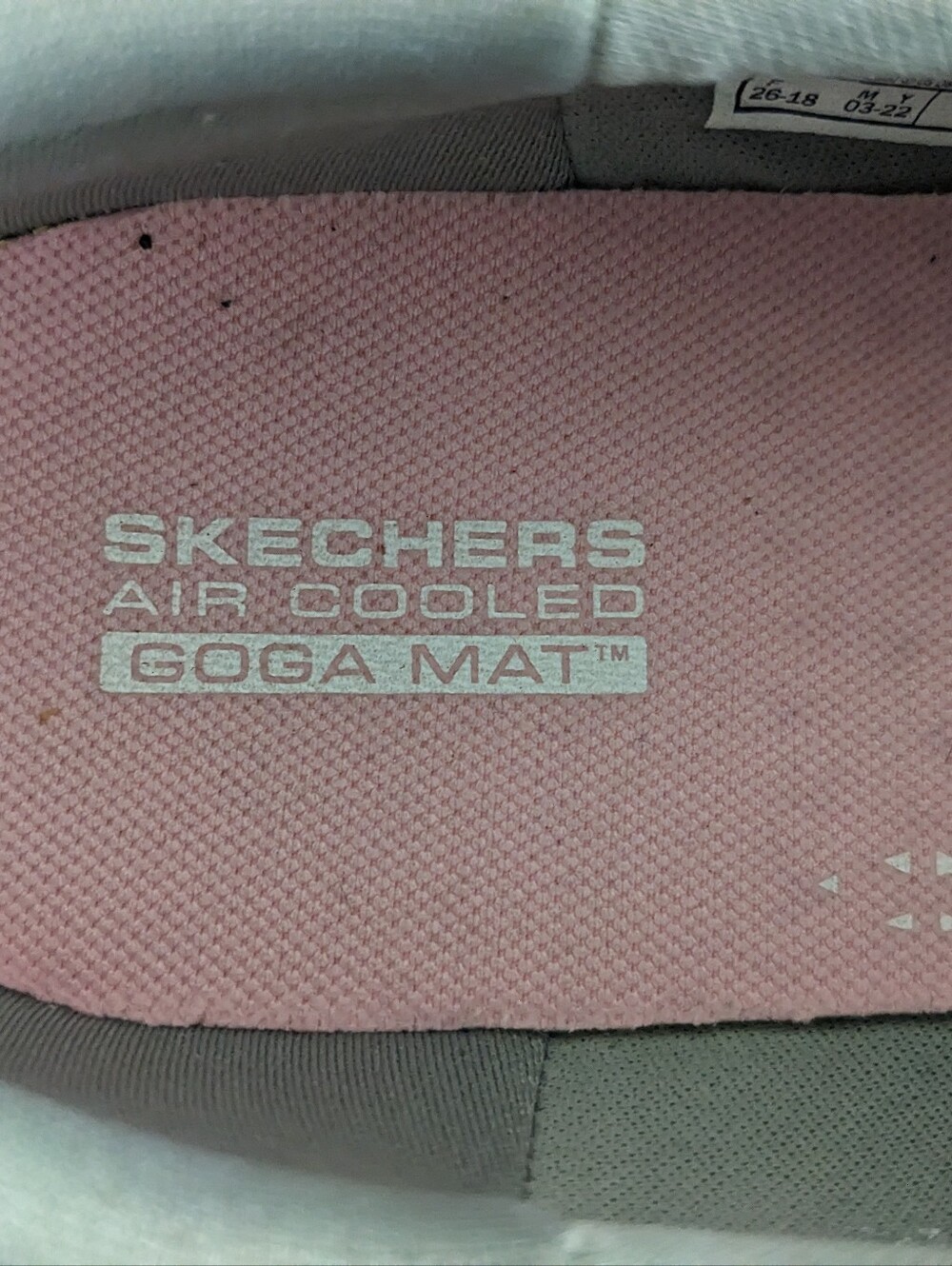 Skechers Go Walk Gray Knit Slip-On Casual Shoes - Picture 6 of 7
